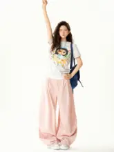 半袖Tシャツ レディース カートゥーン柄 ヴィンテージ 遊び心 フィット 着痩せ 着回し 夏 トップス トレンド