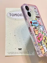可愛い犬のラインデザイン マグネット式スマートフォンケース【iPhone対応・スタンド機能付き】