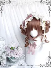 お団子ウィッグ バンスクリップ レディース 龍鬚 漢服 洋装 兼用 ダスティピンク ブラウン アニメ風