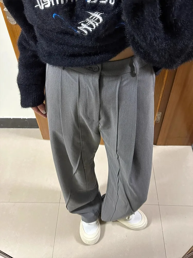 5フィート8インチの身長でどんなパンツが似合う？高身長向けのグレーウエストハイワイドパンツが解決する3つの悩み