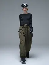 NOBADAY 男女兼用 防風防水スノーボードパンツ【極上の柔らかさ・冬用・厚手】