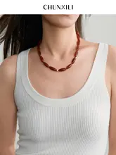 ネックレス 玛瑙 着回し おしゃれ アクセサリー