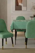 高弾力背もたれ一体型ダイニングチェアカバー【アーチデザイン・高級感・伸縮性あり】