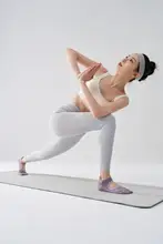 抗菌 秋冬用 ヨガソックス【五本指・防滑・女性用・トレーニング室内ヨガ】