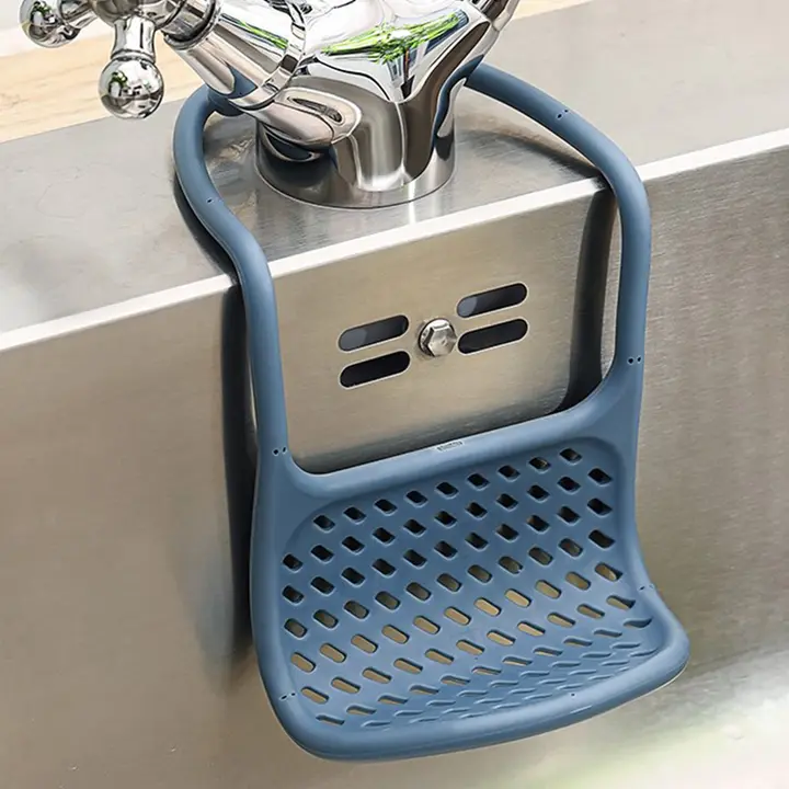 壁掛け水切りバスケット【穴あけ不要・曲げ可能・水槽用】