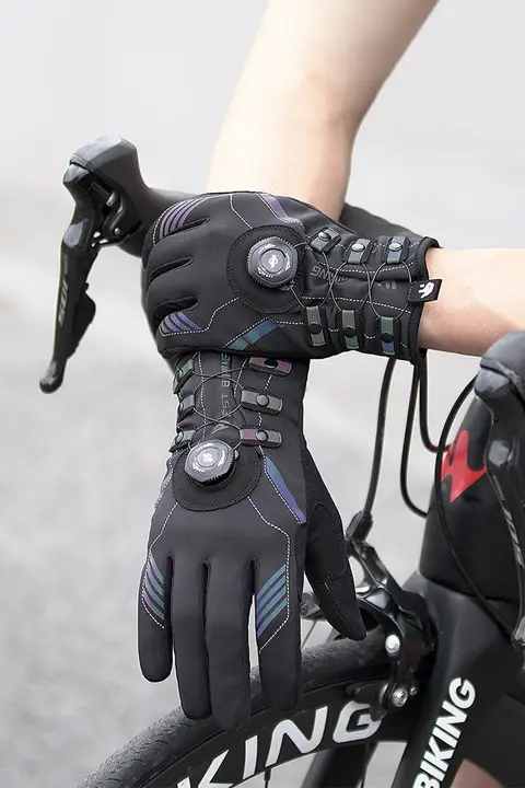 西騎者 男女兼用 自鎖手袋【快適・保温・バイク用】