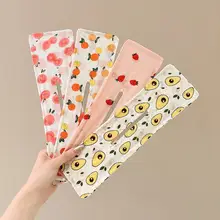 子供用フルーツデザインのかわいいヘアクリップ【リボン付き・お団子ヘア用・プリンセス風】