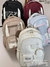 可愛らしいデザインのリュックサック【高い収納力・学生向け・旅行にも最適】（セットアップ対応）