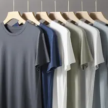 極上の柔らかさ モーダル生地のカジュアルスポーツTシャツ【半袖・ゆったり・通気性】