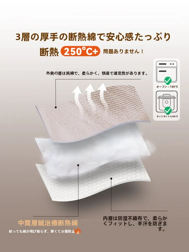 かわいいクマデザインの耐熱手袋は日中使いに適しているのか