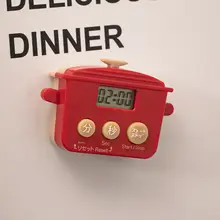磁石付きおしゃれなデザインのキッチンタイマー【琺瑯鍋型・創意的な電動炊飯器スタイル】