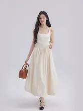 カラー切り替えフラワーデザインのカジュアルワンピース【ニット・織り生地・フレンチスタイル】