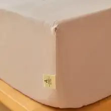 無印風の純色コットンベッドカバー【全棉・日式・色織り】