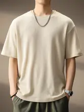 極上の柔らかさ ワaffle編みの短袖Tシャツ【夏用・ゆったりシルエット・アメリカンヴィンテージスタイル】