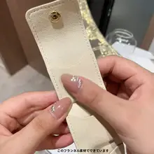 便利な携帯用ジュエリーポーチ【極上の柔らかさ・ミニサイズ・収納便利】