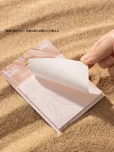 自然流体デザインのノート用ポストイット【簡単に剥がせる・粘着性インデックス】（セットアップ対応）