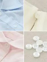 白色の丸型ボタン【衣服用・装飾用・多色ボタン】