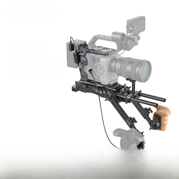 Sony FX6対応 カメラショルダーマウントキット【拡張アクセサリー・マイク・モニター接続可】