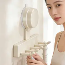 吸盤フックキッチン収納ラック【穴あけ不要・壁掛け式・調理器具用】