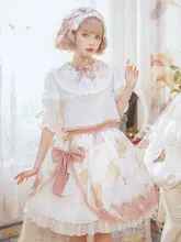 可愛いデザインのロリータスカート【夏用・日常着・フレアシルエット】（セットアップ対応）