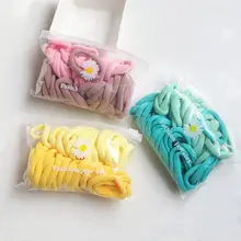 50本セット カラフルタオル地ゴムバンド【ベーシック・弾力性・グラデーションカラー・シームレス】