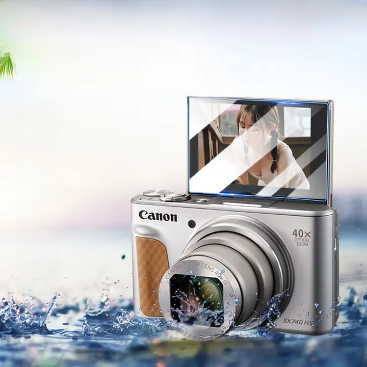Canon SX740HS対応のカメラ保護フィルム【SX730HS＆SX720/710HS用・全画面対応・防刮仕様】