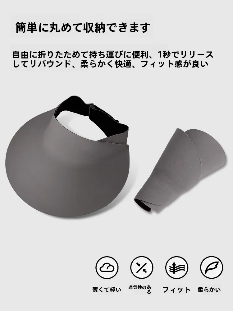 極上の柔らかさの折りたたみ式サンハット：UPF50+で強い紫外線対策を実現