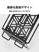 BLACKDOG アウトドア携帯型金属収納スタンド【折りたたみ式・バーベキュー・キャンプ用】