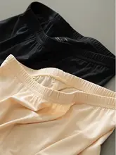 モダール製の女性用薄手ストレッチ平角ショーツ【シンプルデザイン・二重クロッチ・オールシーズン対応】