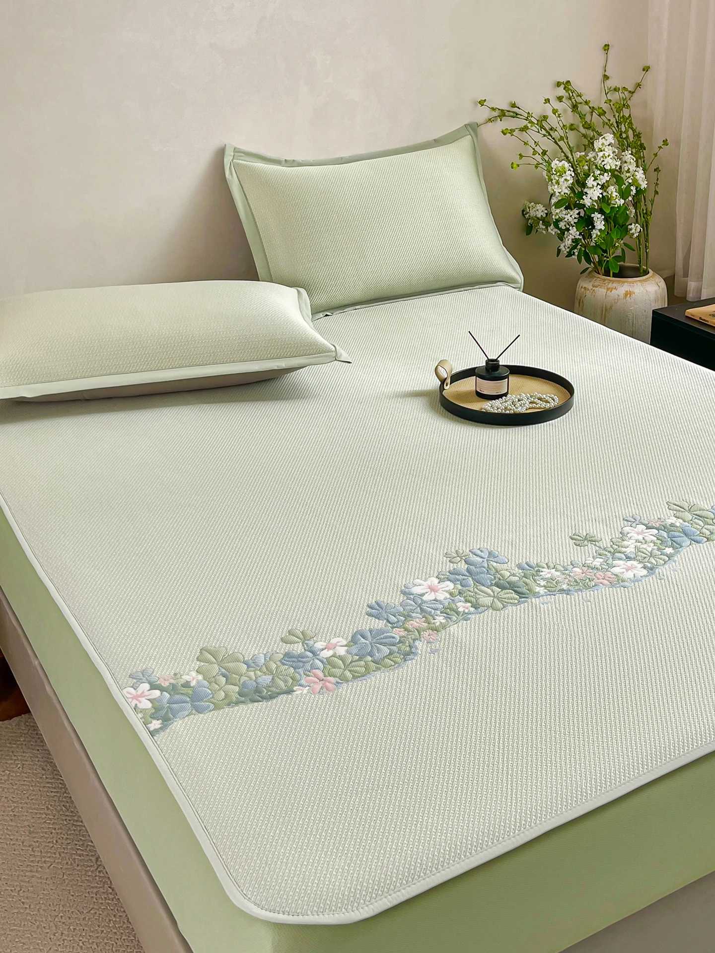 夏用涼感PEベッドカバー：涼感素材と高透气性で快適な睡眠を実現