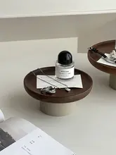 陶製ハイスタンドアロマトレイ【キャンドル＆香水用・デスク収納ボックス】