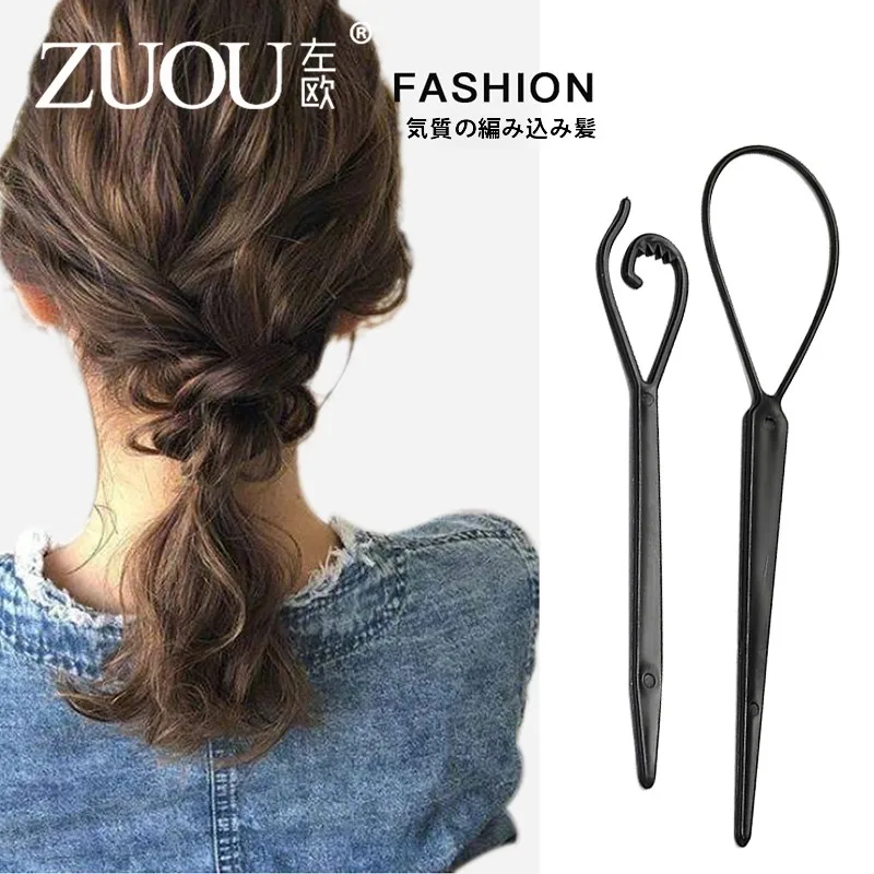くせっ毛でもできる簡単ヘアアレンジ：左欧の編み込みツールで自然な髪型を実現