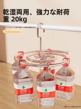 布団干し 物干しハンガー 円形 スパイラル ベランダ用 シーツ 布団カバー 洗濯