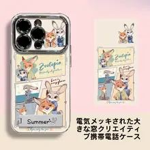 Xiaomi対応キャラクターデザインソフトケース【全包タイプ・カップル向け・ストラップ付き】（  セットアップ対応）