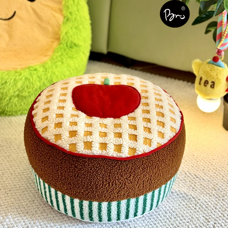 おしゃれなクッションスツール：リビング・寝室用のインテリアデザインと洗えるカバー機能