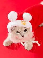 冬用 フード付き ヒョウ柄猫服【保温・防毛・かわいいデザイン】（セットアップ対応）
