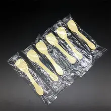 使い捨てプラスチックスプーン【アイスクリーム・プリン・ケーキ用・厚手】（セットアップ対応）