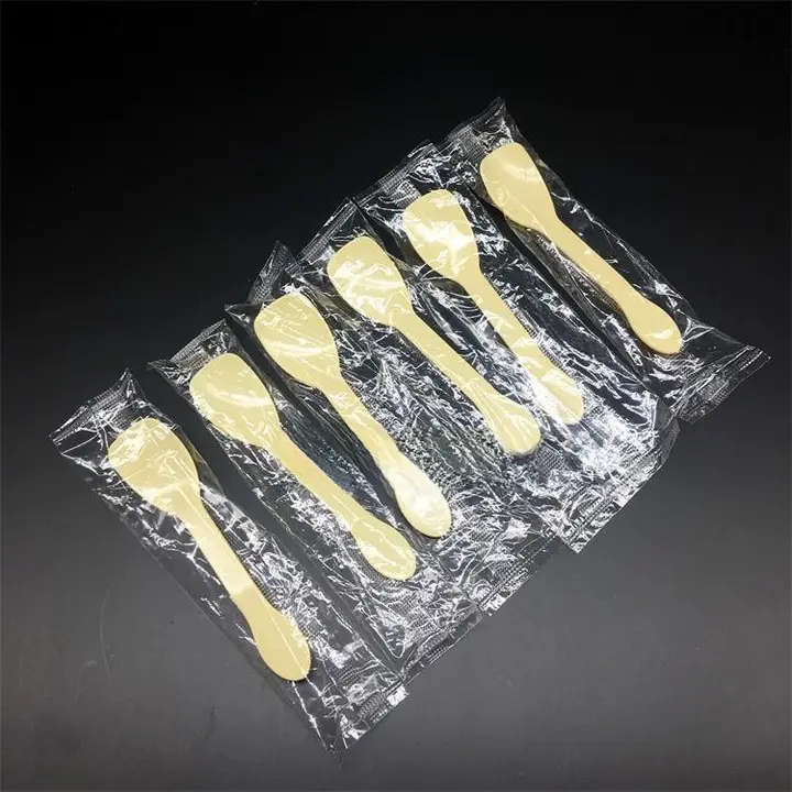 使い捨てプラスチックスプーン【アイスクリーム・プリン・ケーキ用・厚手】（セットアップ対応）