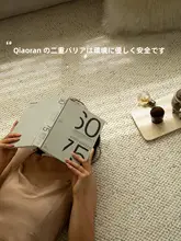北欧スタイルの高級ウール無地ラグ【シンプルデザイン・リビング・寝室用】