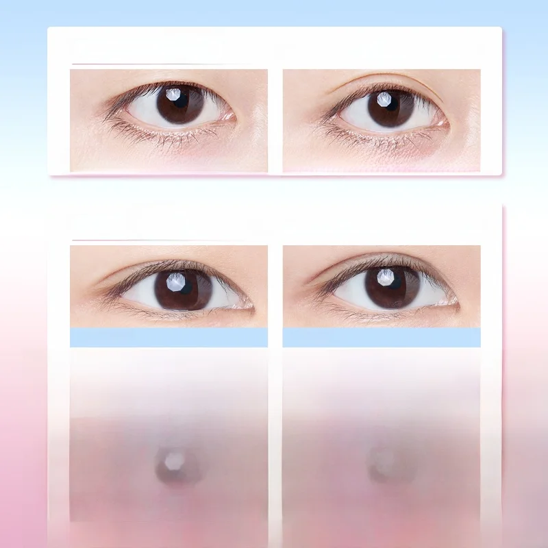 つり目解消メイクのための二重まぶたテープ：荔树透我シリーズの実用性と効果