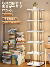 360度回転する子供用絵本ラック【壁掛け対応・移動可能】