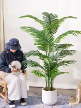 サンセベリア 大型鉢植え リビング装飾 人工植物 北欧風