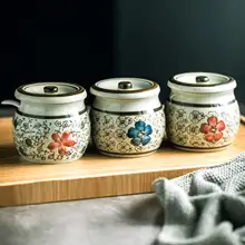 陶 器製 調味料入れ【塩・油・辣椒用】