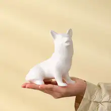 創造的な陶器の動物オブジェ【猫・犬・モダンデザイン・インテリア装飾用】