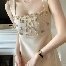 ルージュダマス デザインキャミソールワンピース【フレンチスタイル・女性用・優雅な印象】