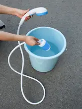 アウトドア用電動シャワー【携帯式・キャンプ・車載対応・充電式】
