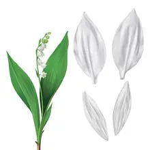 スズランデザインのシリコン製ケーキデコレーション型【DIY用・お菓子作り用】