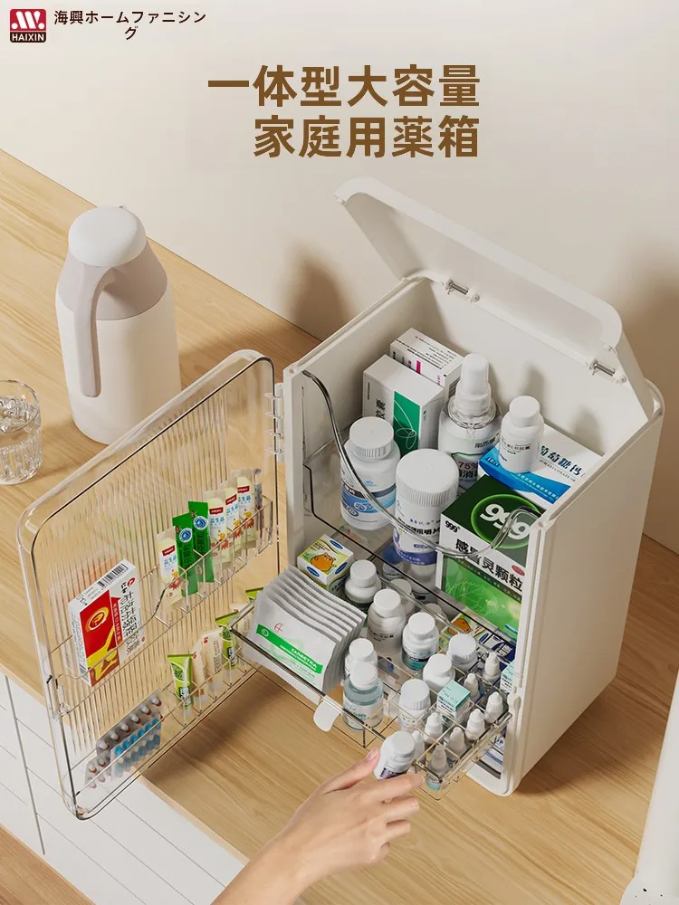 薬管理ケース HZ016-1W-1：高齢者向け大容量引き出し式多層設計の実用性と収納効率