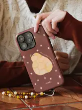 高級スマホチェーン付きケース【インスタ風デザイン】