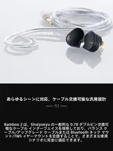 高性能動圈式イヤフォン【オープンタイプ・ハイファイ・交換可能ケーブル】
